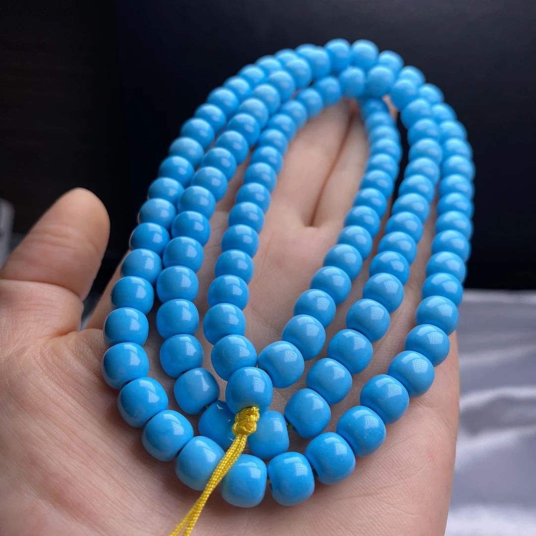 【松松甄选】湖北原矿原石纯手工打磨高瓷时尚百搭DIY手串佛珠①
