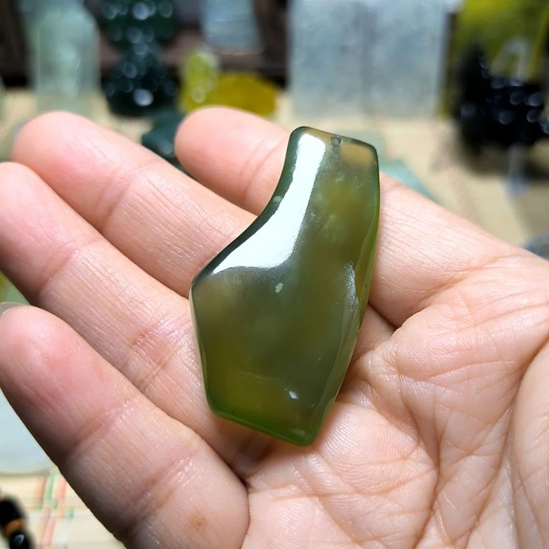 岫玉未镶嵌吊坠(不含链)c*s