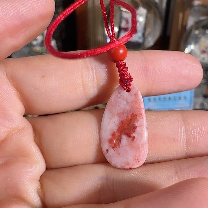 天然辰砂朱砂吊坠
