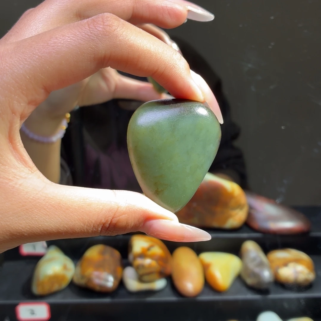 和田玉未镶嵌挂件43.5