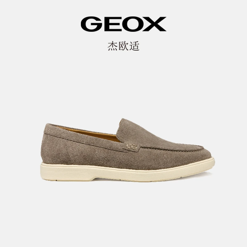 GEOX/杰欧适秋季新款一脚蹬男鞋商务休闲乐福鞋老钱风男鞋