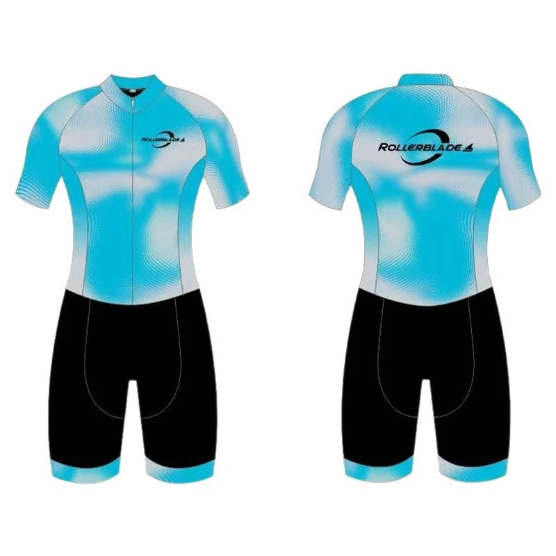夏季儿童短道速滑服品牌名牌个性定制高性价比连体轮滑服滑冰服男