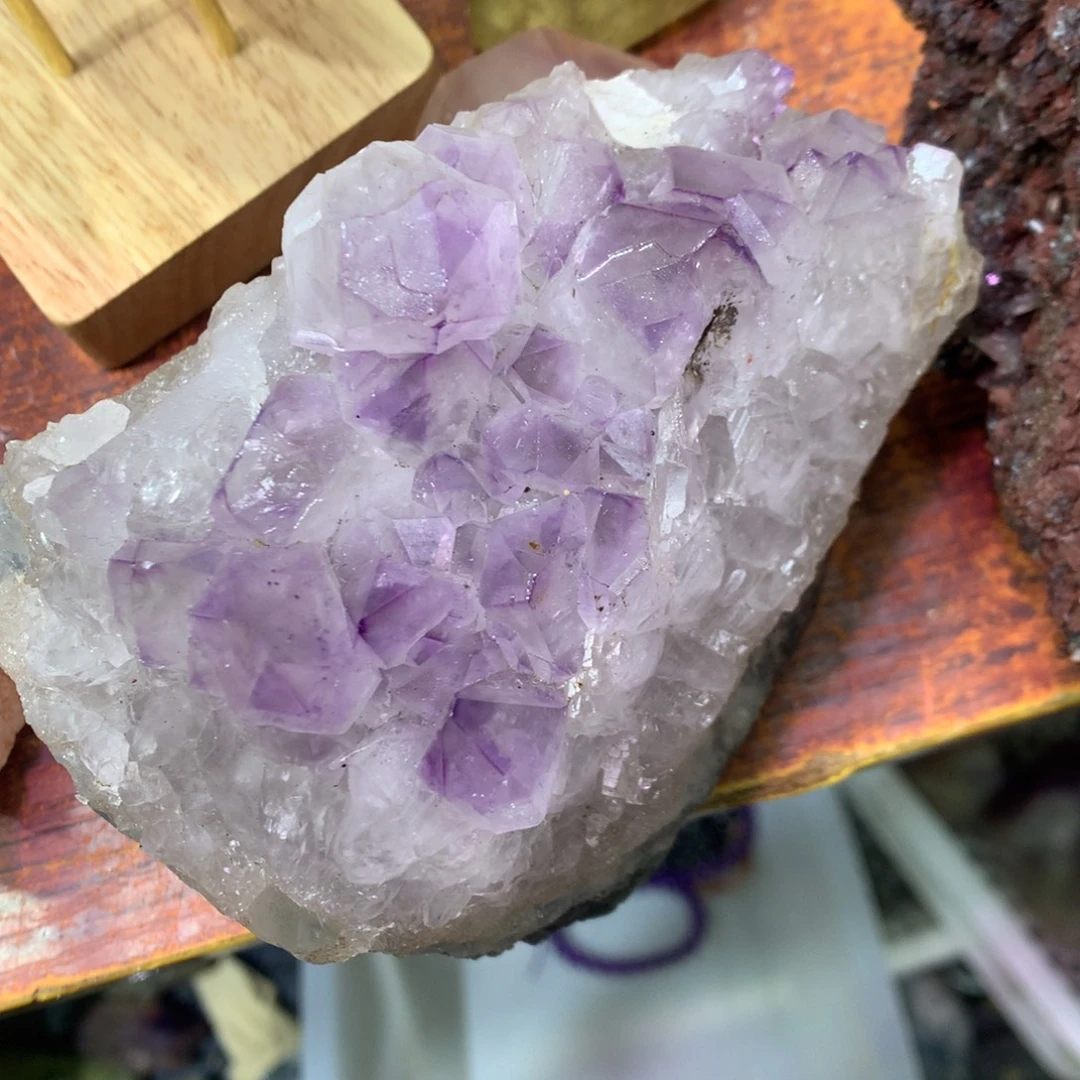 珠宝半成品紫晶未镶嵌