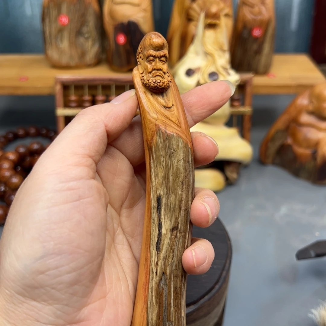 柏木崖柏木摆件手把件，32