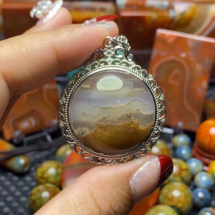 静****玛瑙/玉髓未镶嵌颈饰