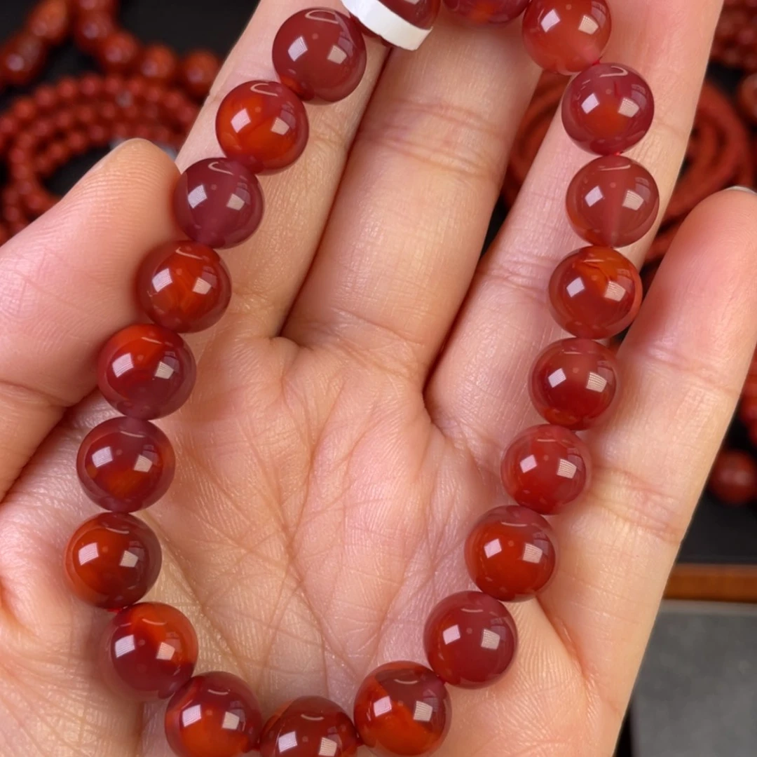 【闪购商品】手链未镶嵌南红玛瑙流***轮花