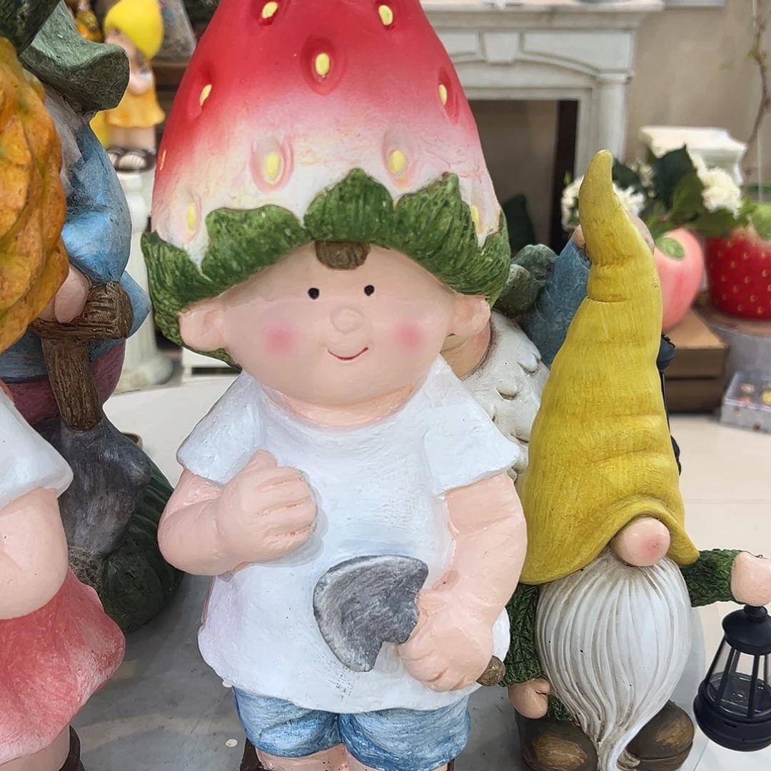 花园摆件红红火火