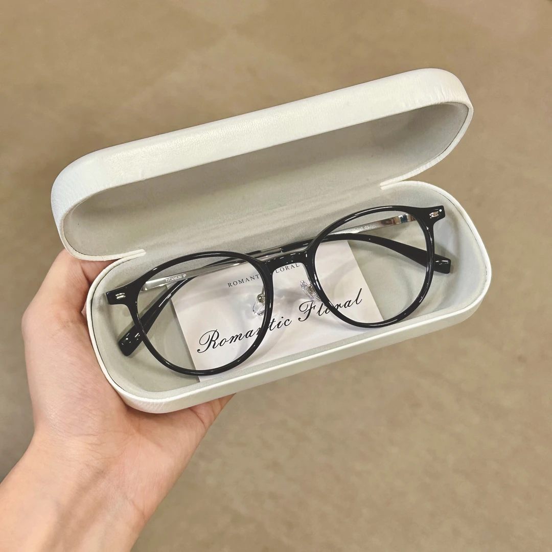 冷茶色超轻镜框近视眼镜可配度数男女款显脸小潮流镜框 59