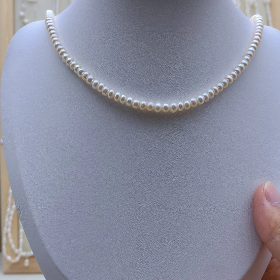 淡水珍珠钛钢颈饰
