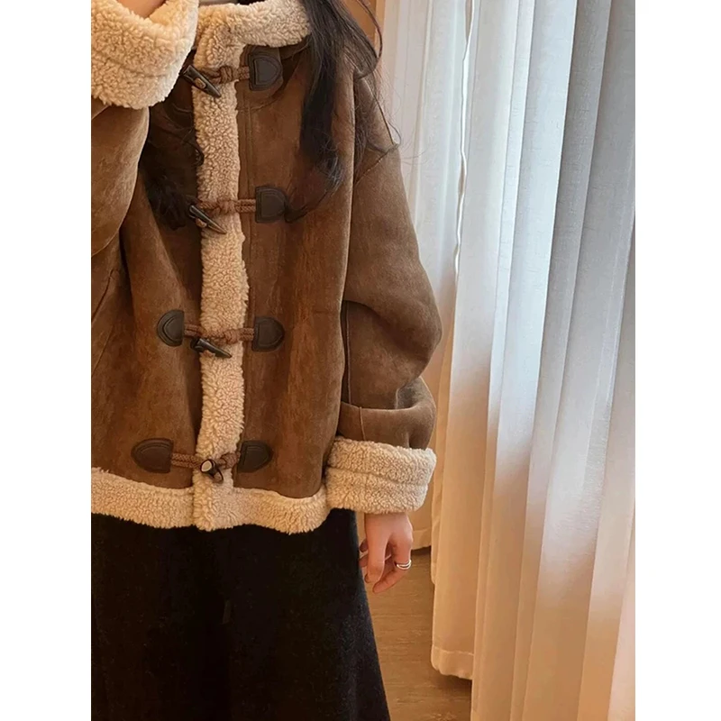 巨好看的早秋季羊羔毛外套女2025新款今年流行爆款初秋独特超好看