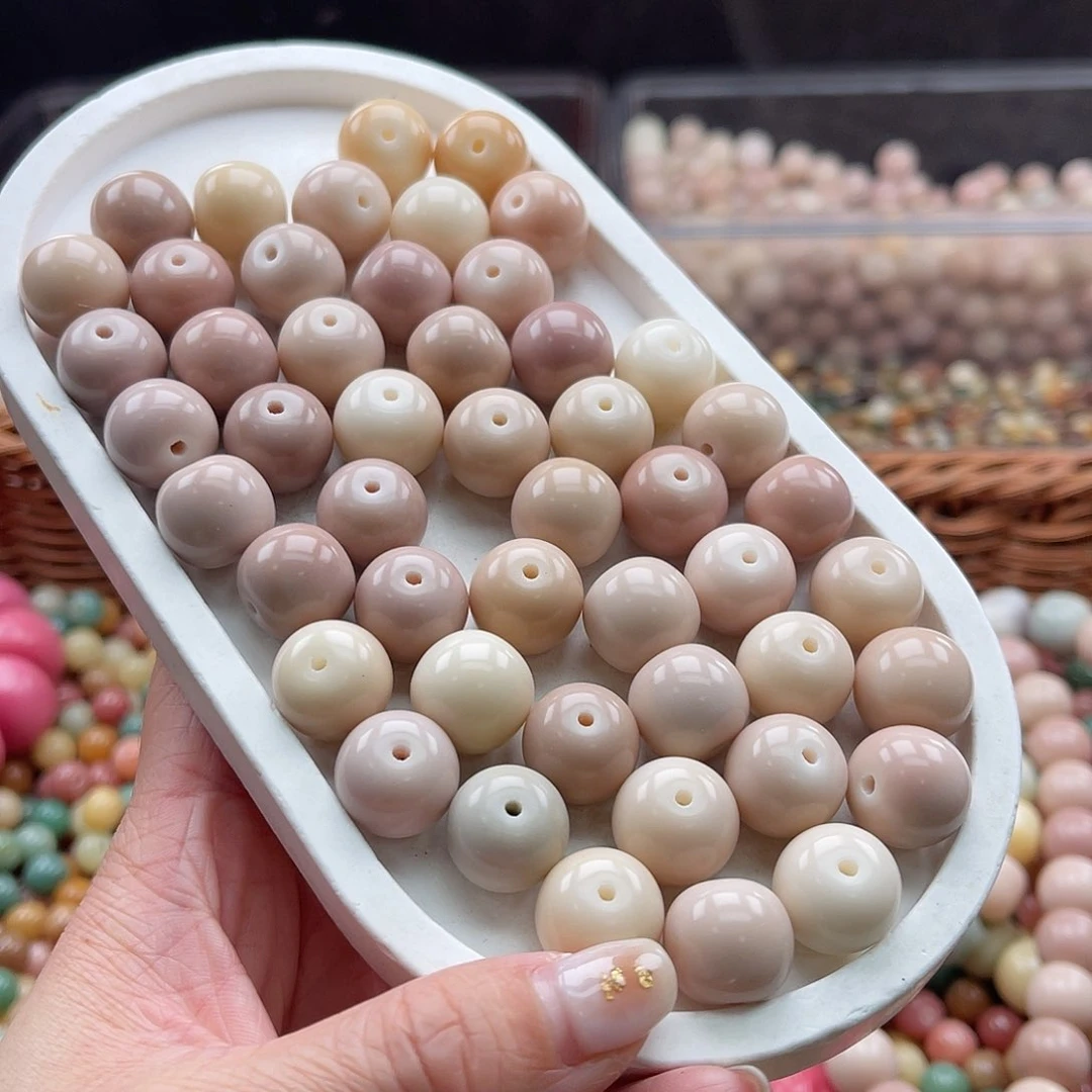 白玉菩提吊坠C/14mm/30+5颗