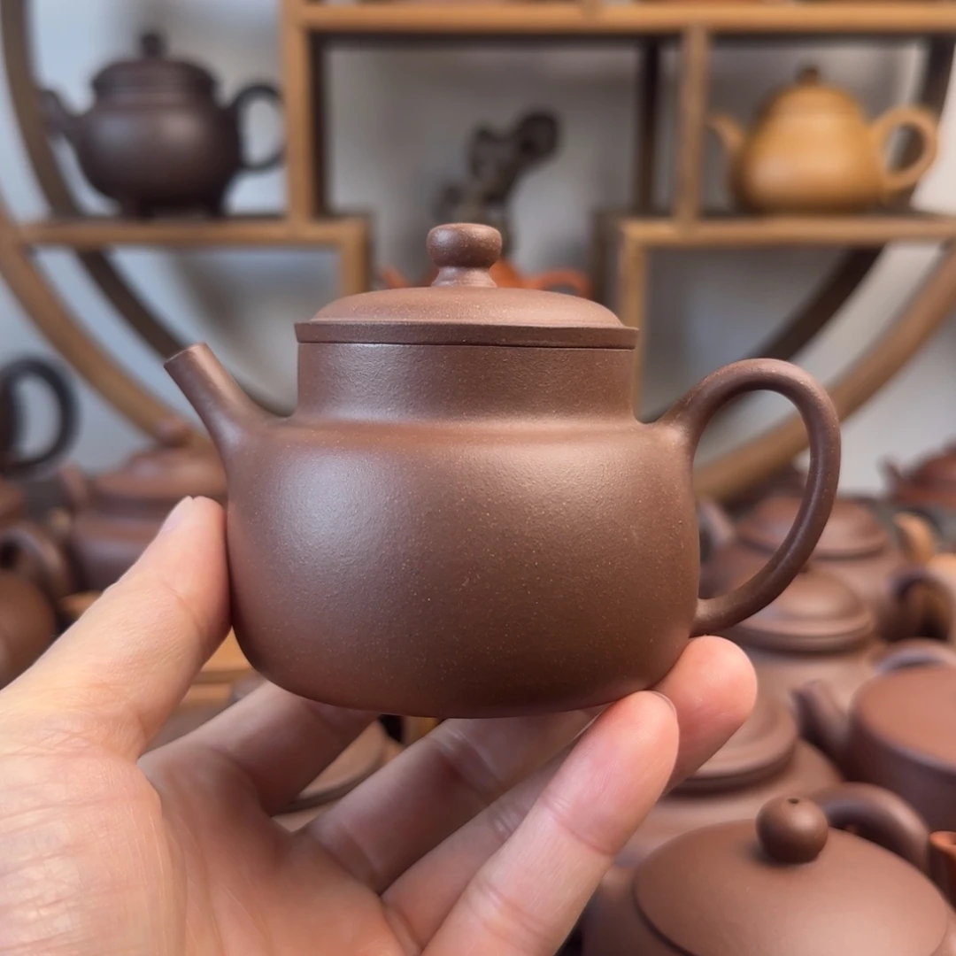 紫砂茶壶言心190cc台西嫩底槽清