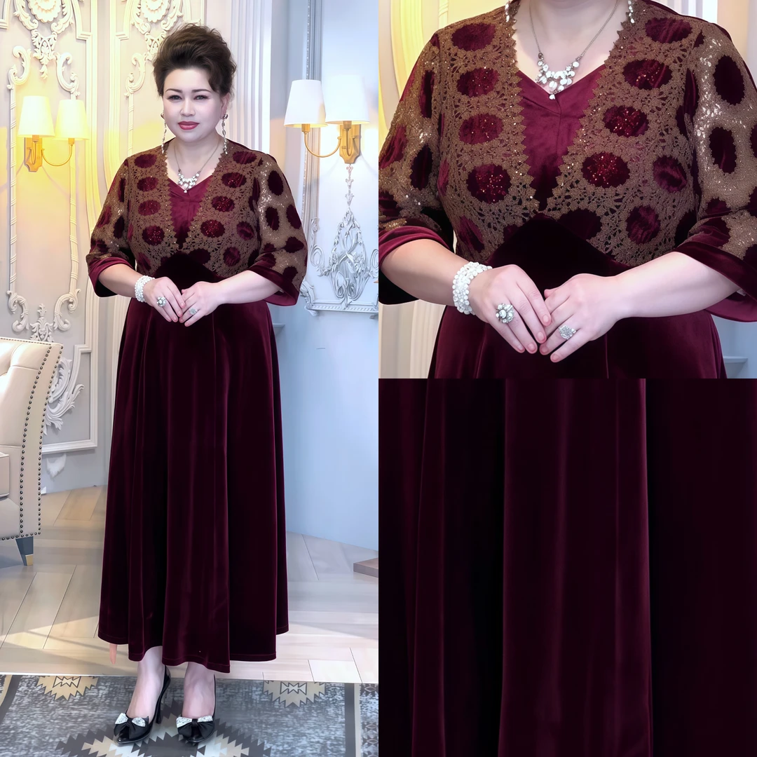 娜孜妮大码辣妈时尚女装 | 网网精致大码连衣裙