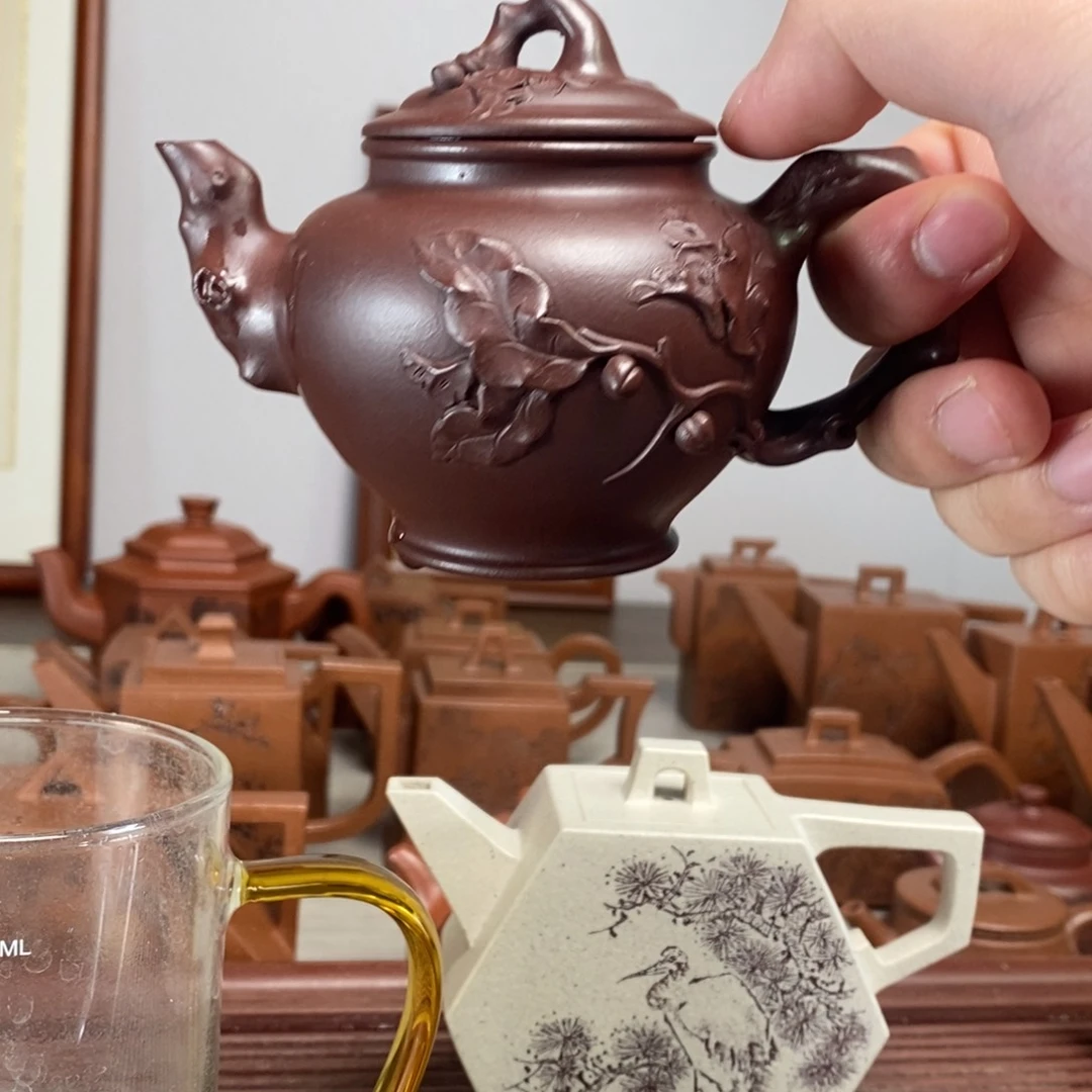 茶壶紫砂原矿泥料传统工艺制作