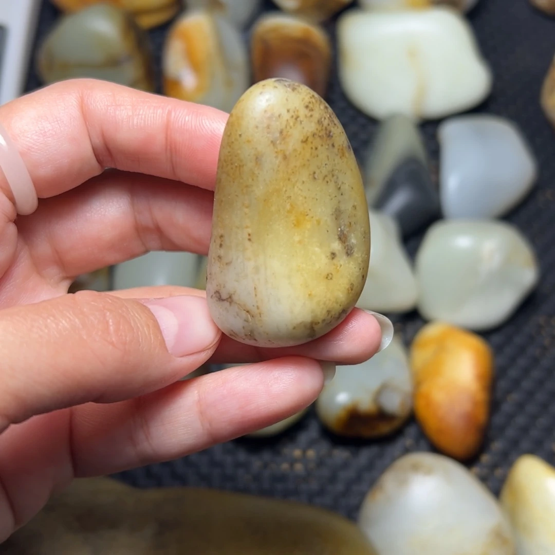 和田玉未镶嵌挂件65