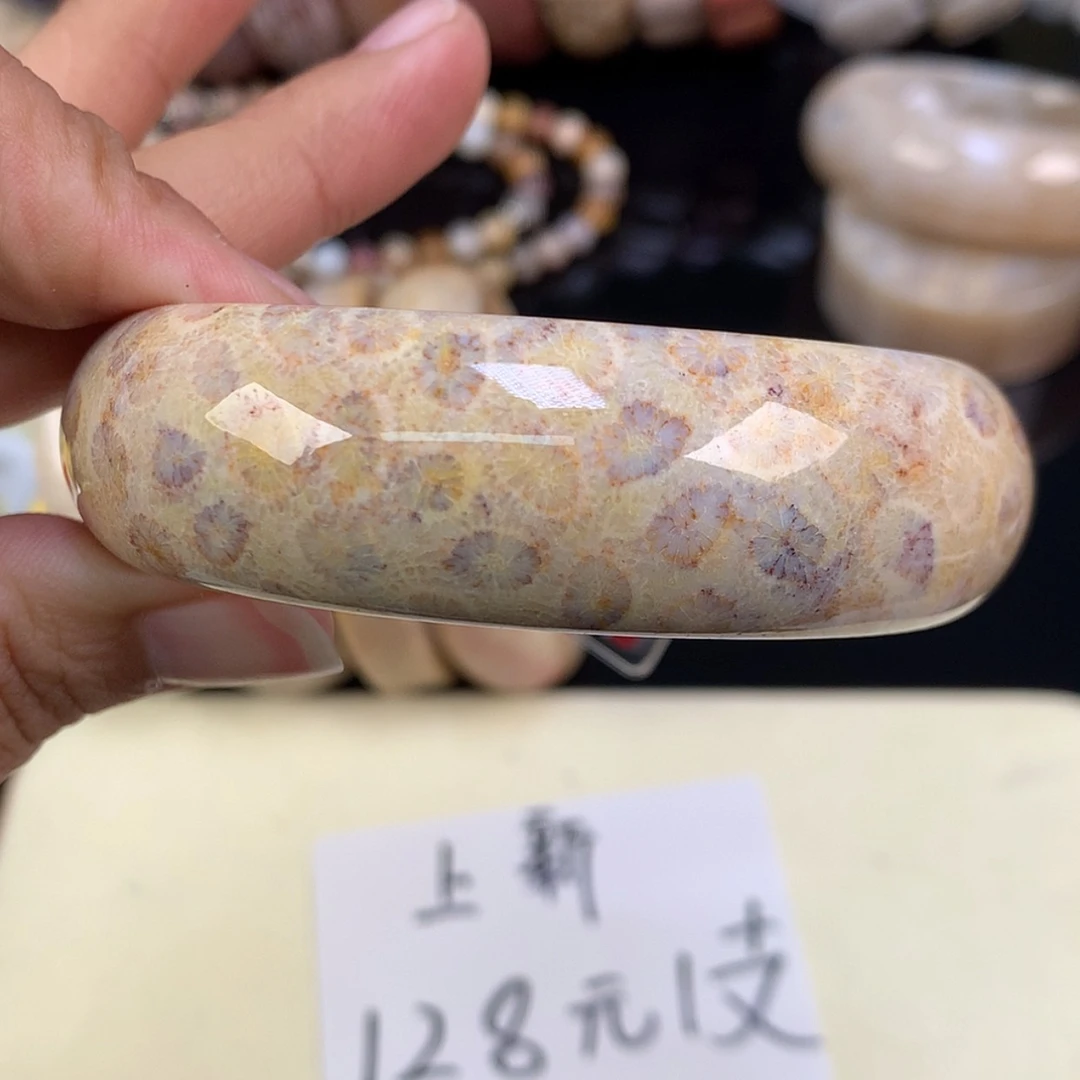 【闪购商品】颈饰未镶嵌硅化珊瑚（珊瑚玉）62号上新60圈