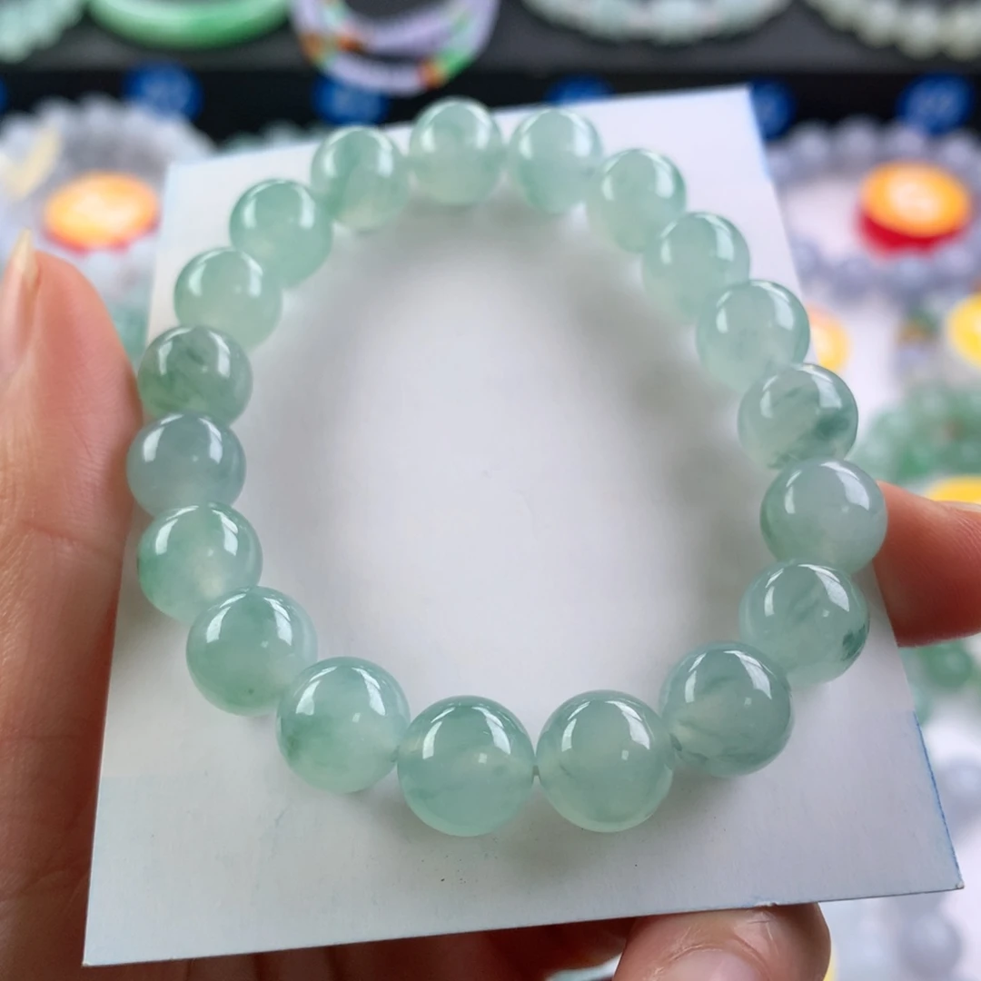 翡翠未镶嵌手链卡10