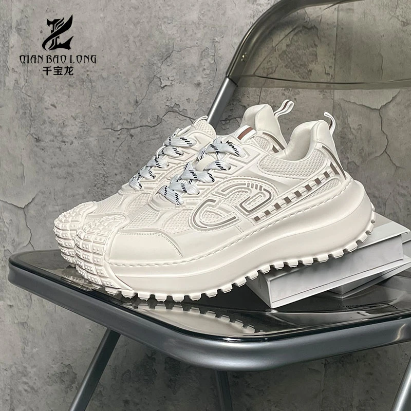 千宝龙新款男鞋战甲-时尚A18-19299男士百搭夏季透气网面休闲鞋