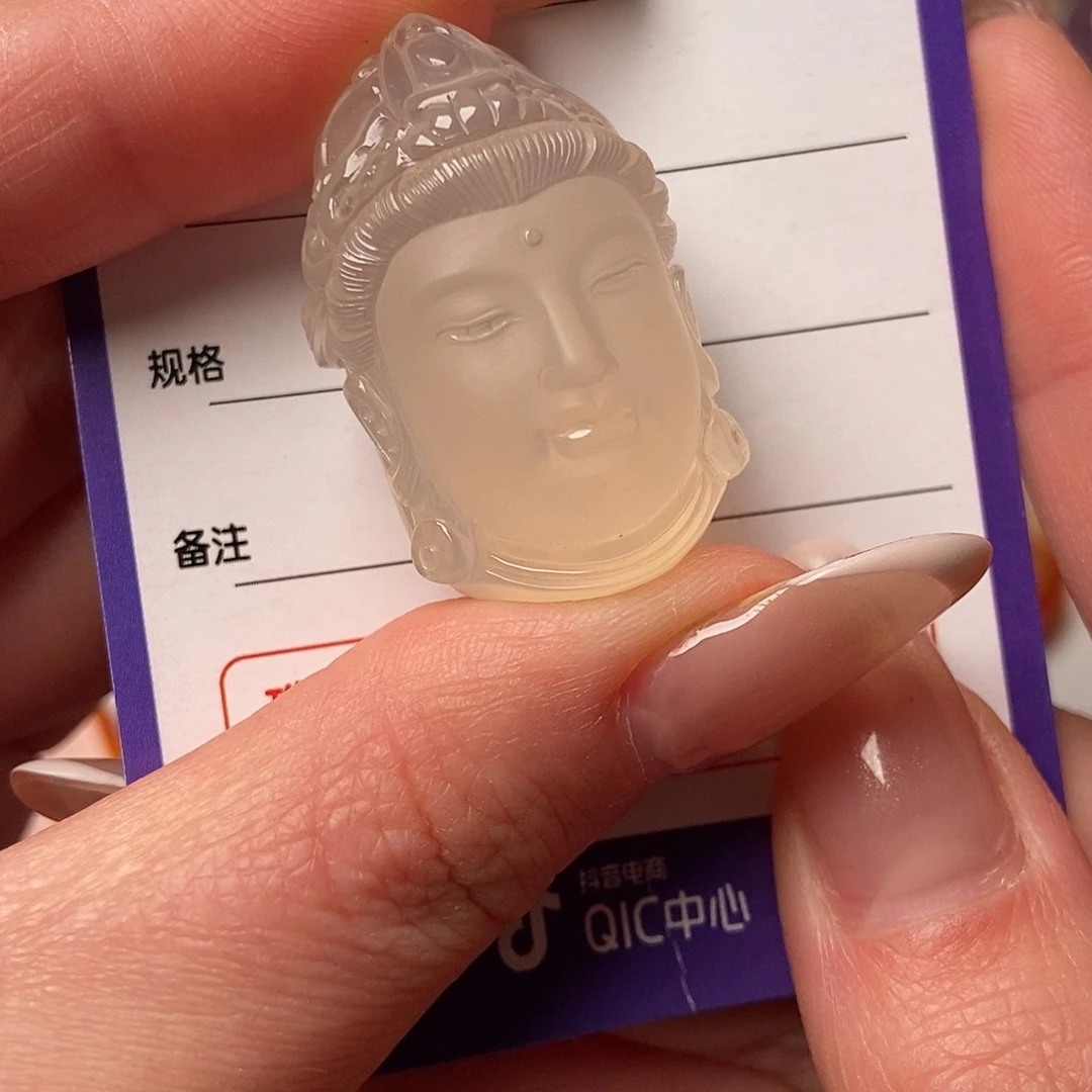 赤***白玛瑙/玉髓未镶嵌颈饰