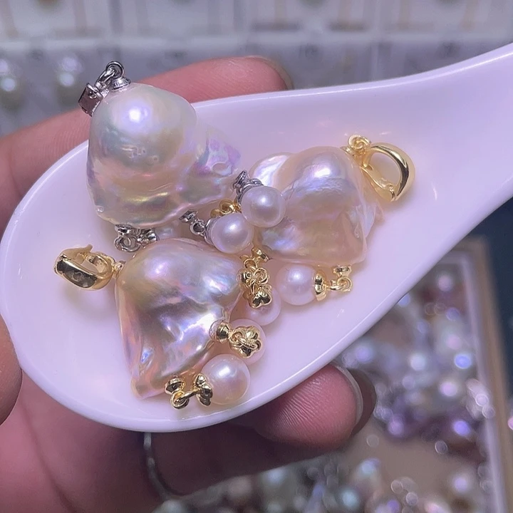 优***雅颈饰合金淡水珍珠70