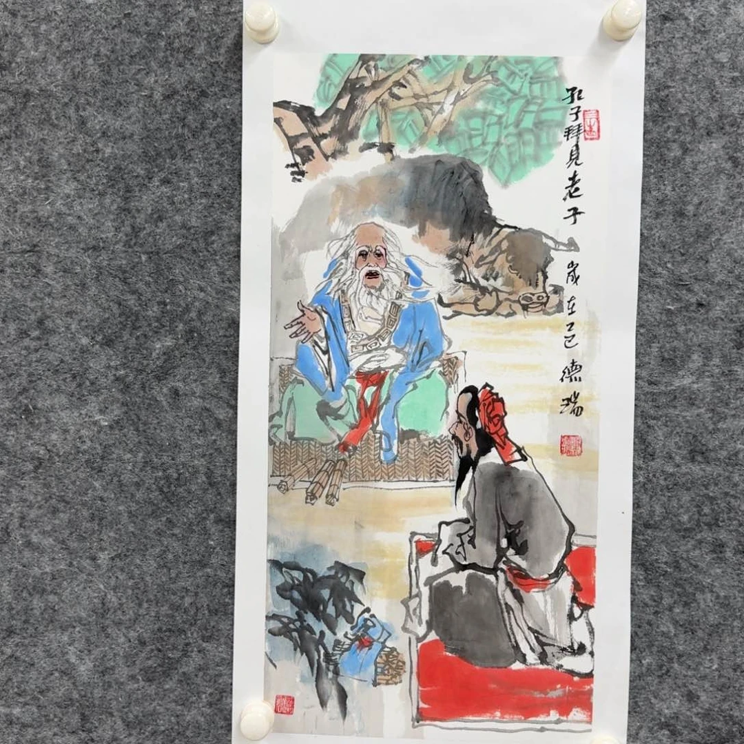 国画国画作品BDR老师人物