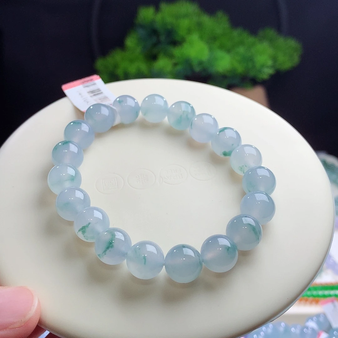 未镶嵌手串翡翠卡10mm