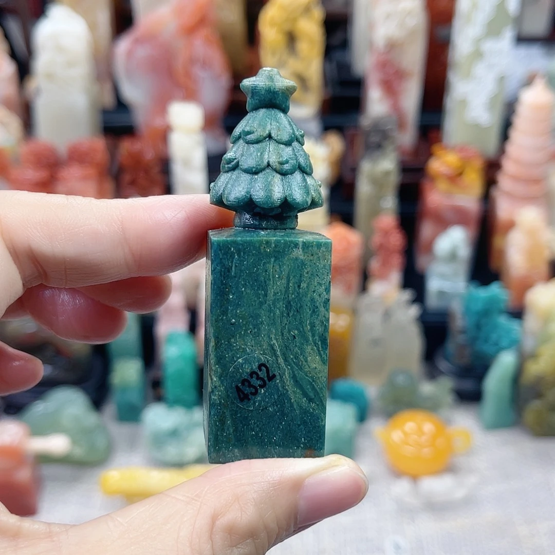 印石昌化石4332包邮包刻