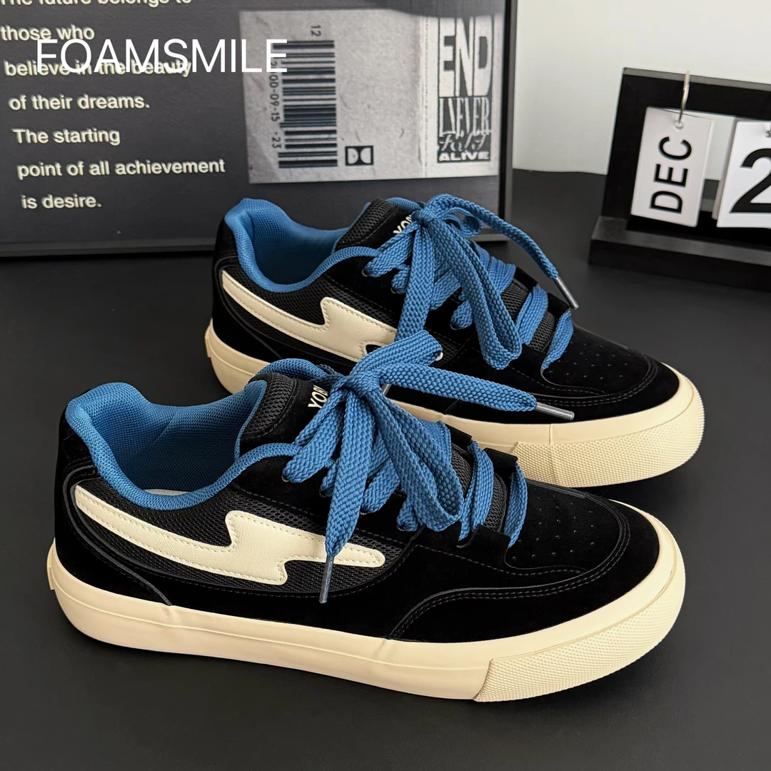 Foamsmile| 冬季痞帅嘻哈风街头潮搭男友男鞋潮运动小众潮酷板鞋