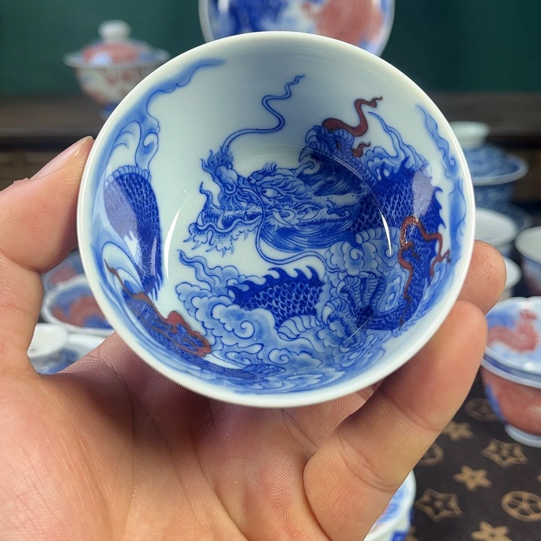 瓷片自成堂景德镇手工手绘