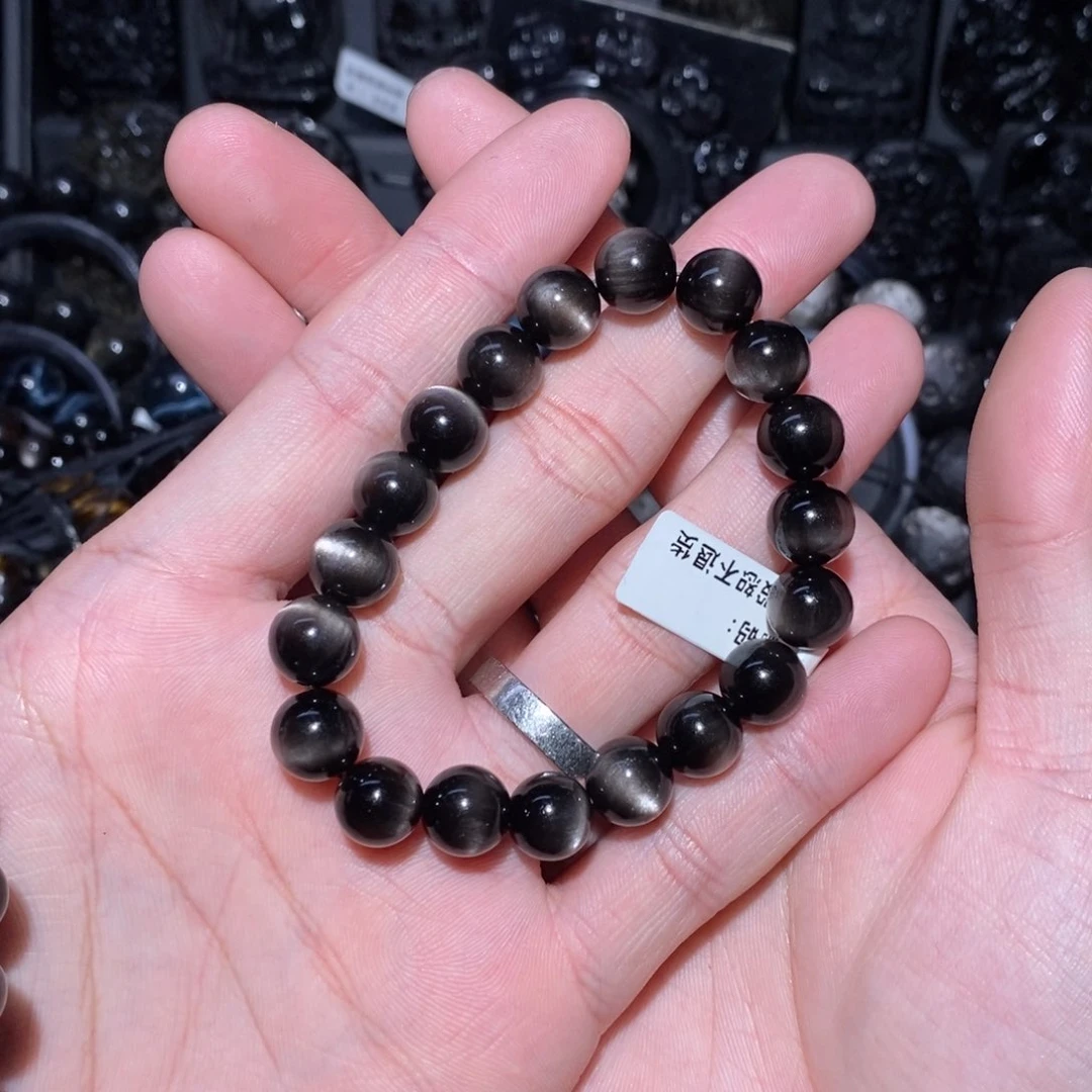 黑曜岩手链未镶嵌醉*风