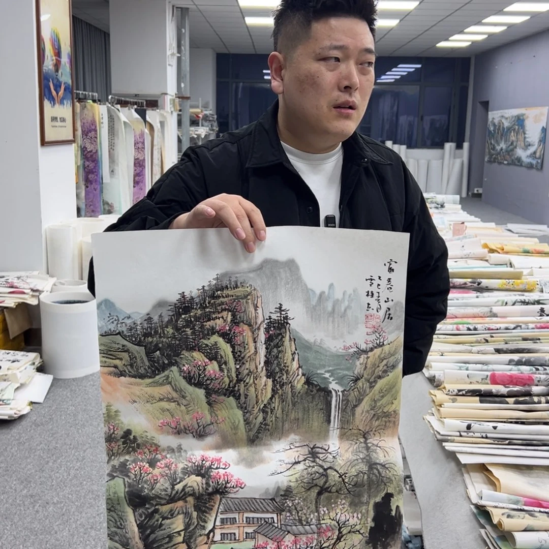 国画卖字画的小老板