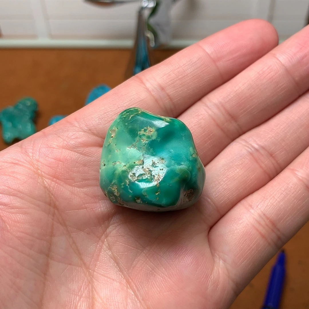 绿松石珠宝奇石未镶嵌徐*琼