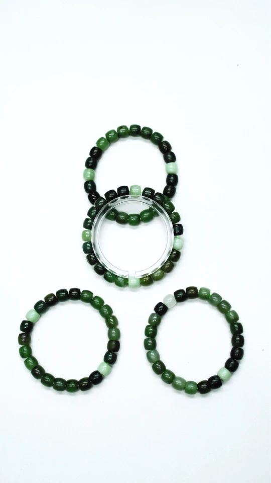 和田玉直切多宝手链 H59号