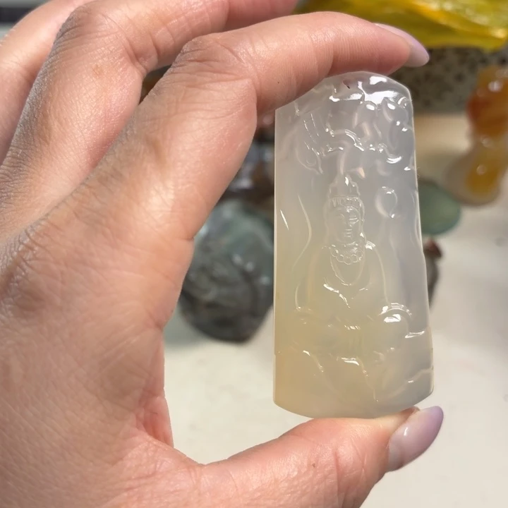 玛瑙/玉髓未镶嵌吊坠(不含链)
