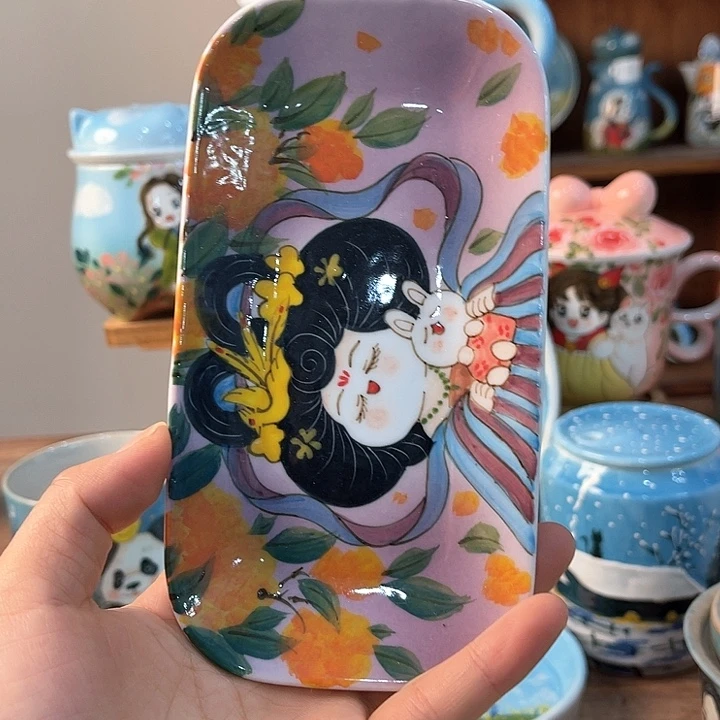 陶景德镇釉下手绘陶瓷