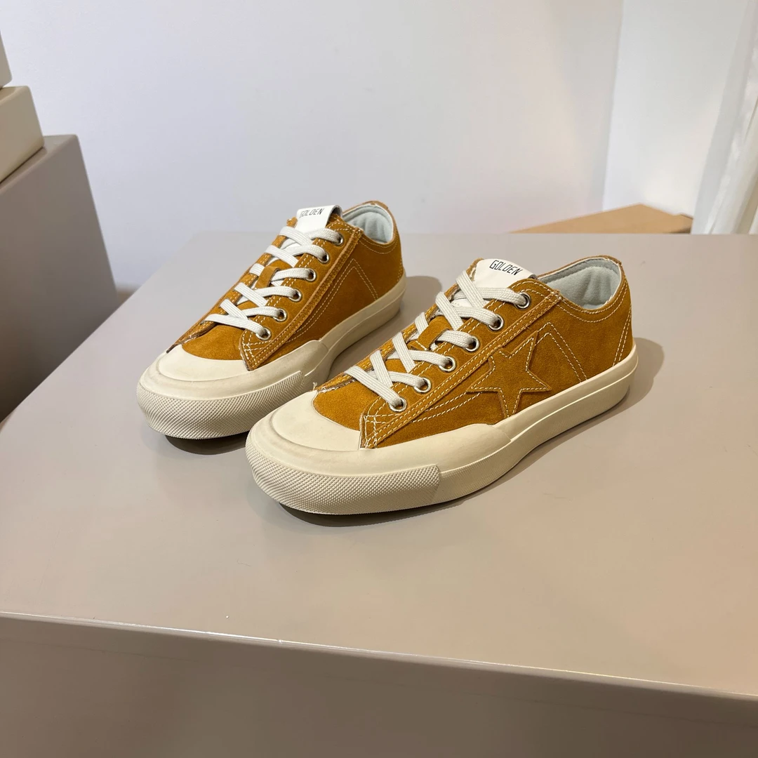 2025春季新款星星小脏鞋真皮休闲时尚百搭低帮系带潮流潮鞋复古