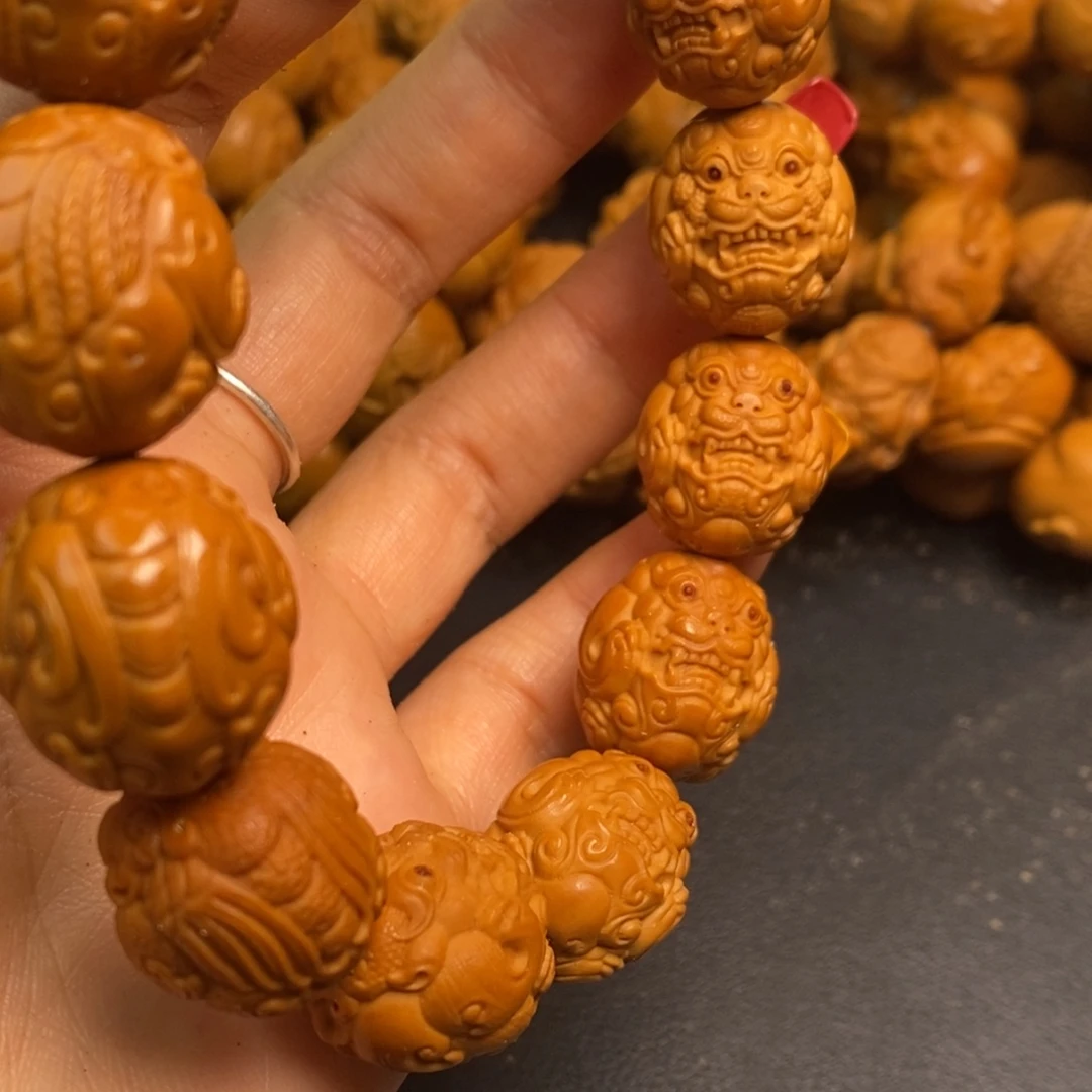橄榄核吊坠好****5貔貅手串
