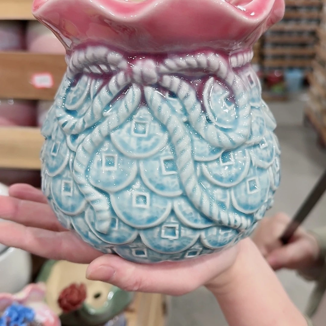 【闪购商品】陶瓷陶瓷多肉花盆有孔