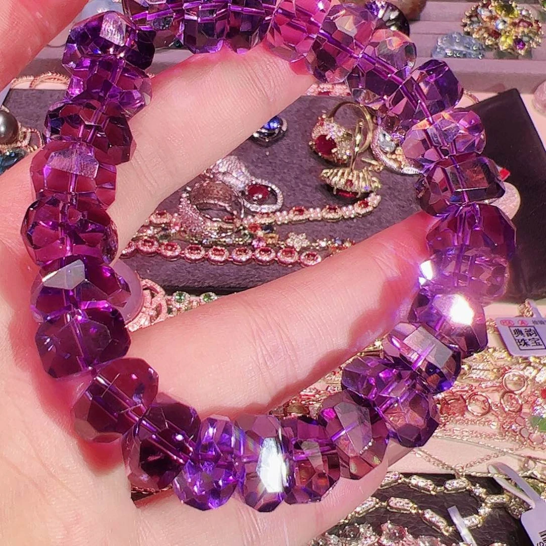 紫晶紫水晶银S925镶嵌