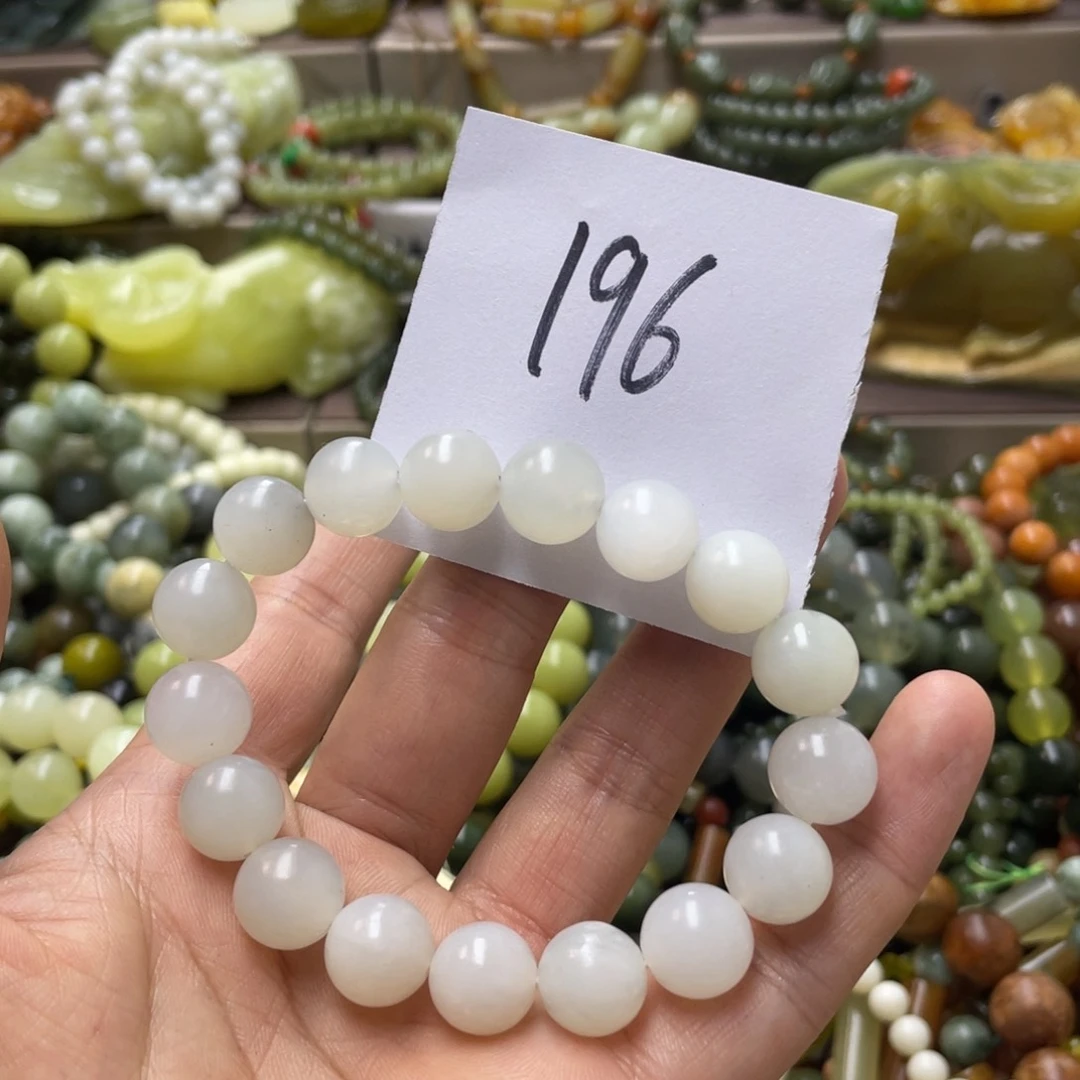 未镶嵌蛇纹石玉手链