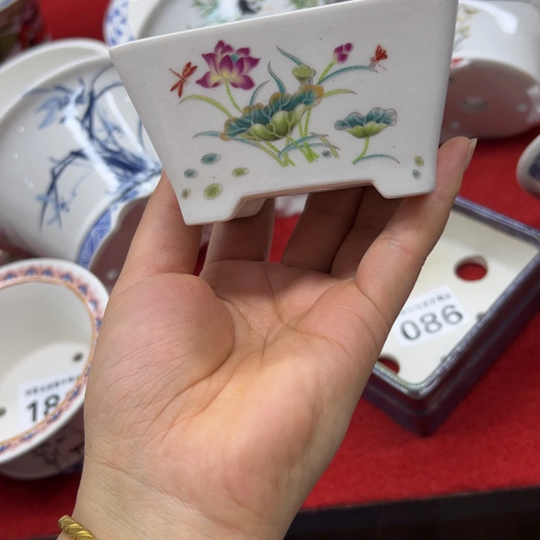 花盆紫砂182号瑕疵10/7/5cm