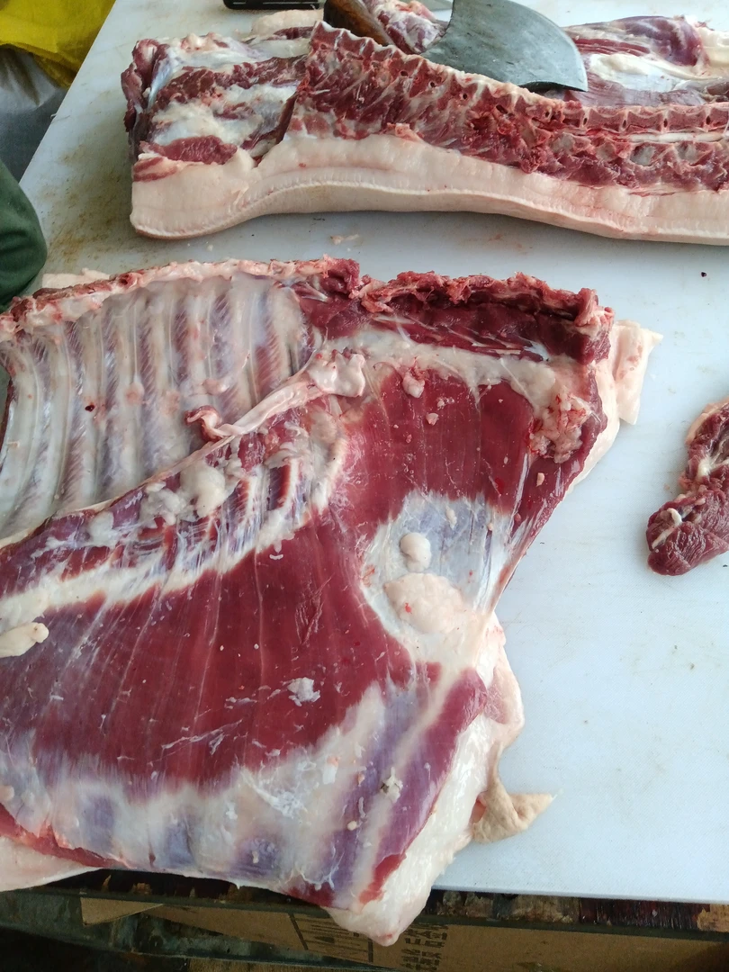 正宗散养玉山黑猪肉五花肉现场称重生鲜冷链顺丰包邮1号