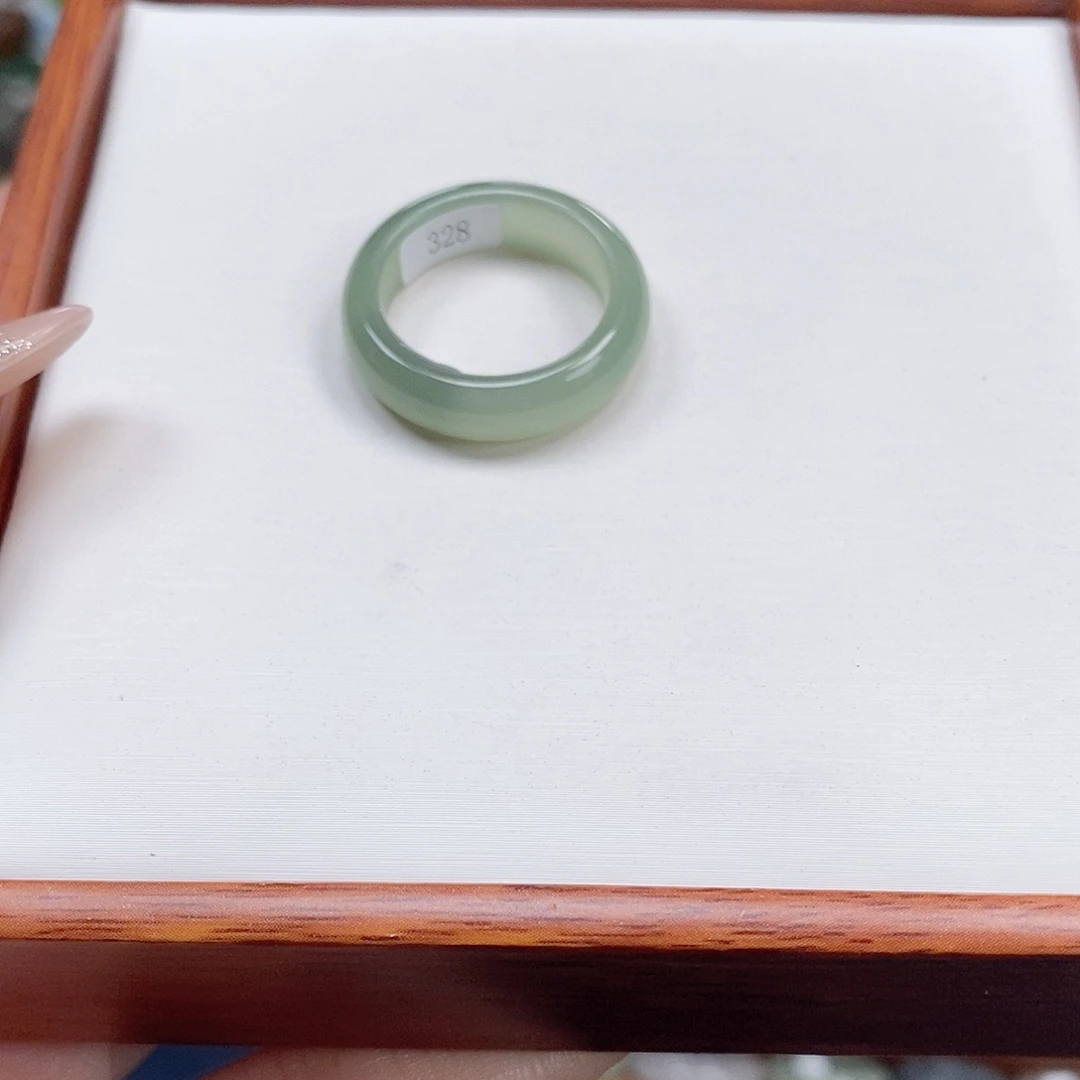 和田玉戒指未镶嵌子*专拍7-18.0