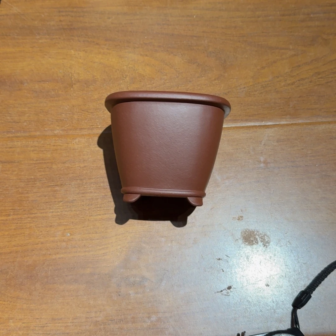 紫砂花盆原矿紫泥