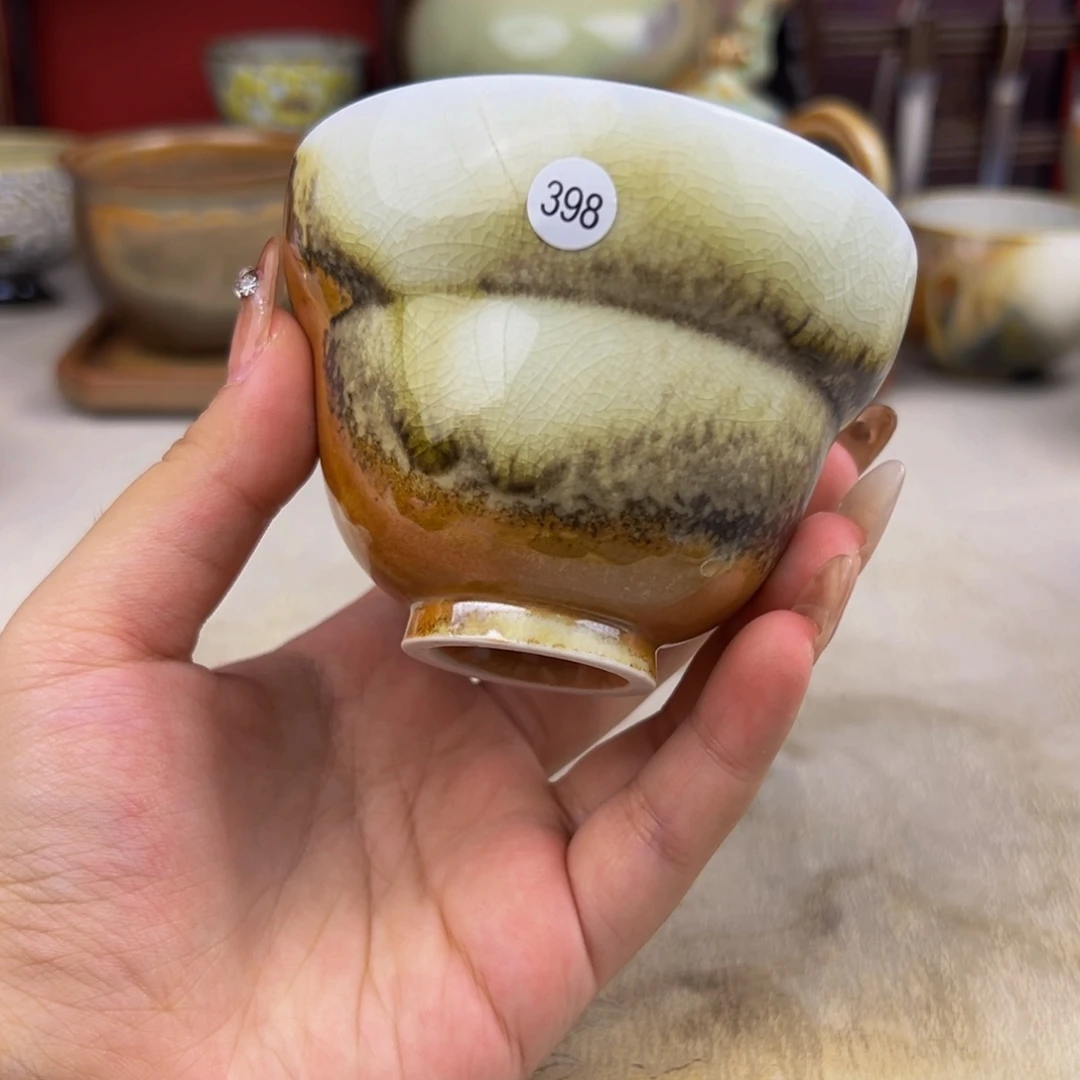 杯纯手工柴烧主人杯