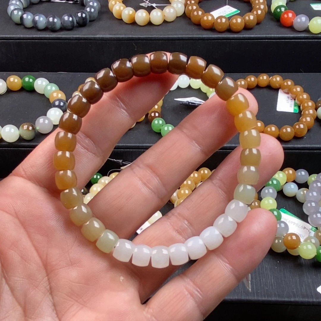 和田玉未镶嵌手链