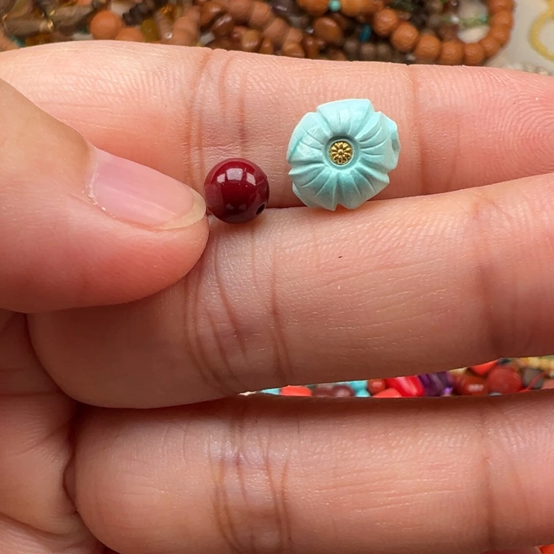 南红玛瑙未镶嵌颈饰