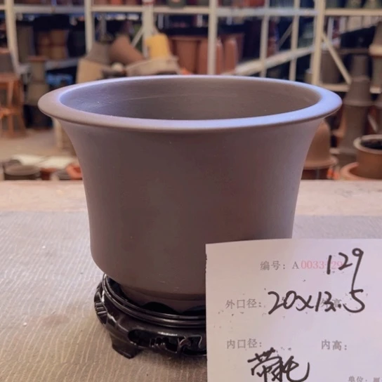 紫砂花盆紫紫砂盆