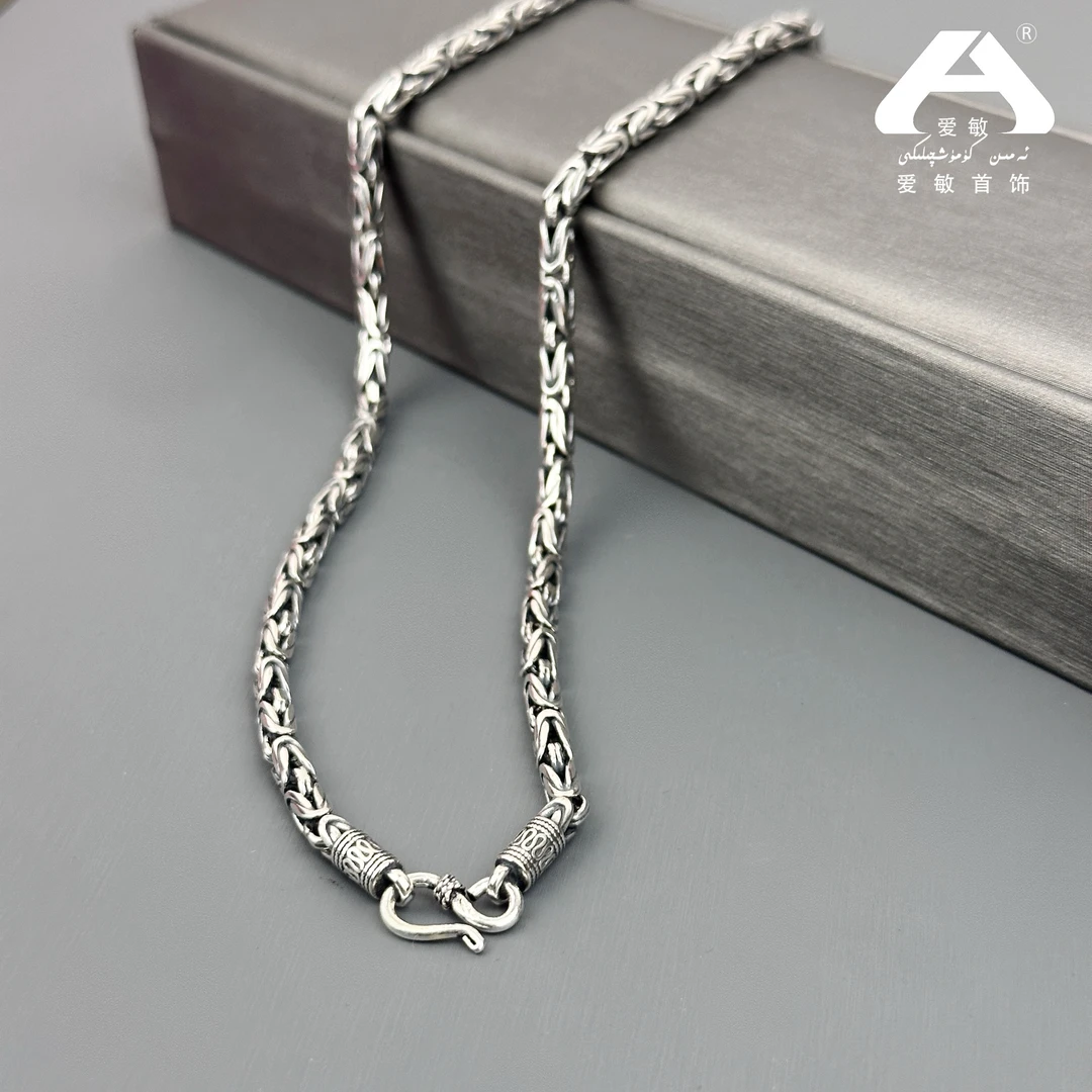 坠链均925银 爱敏首饰纯银S925项链