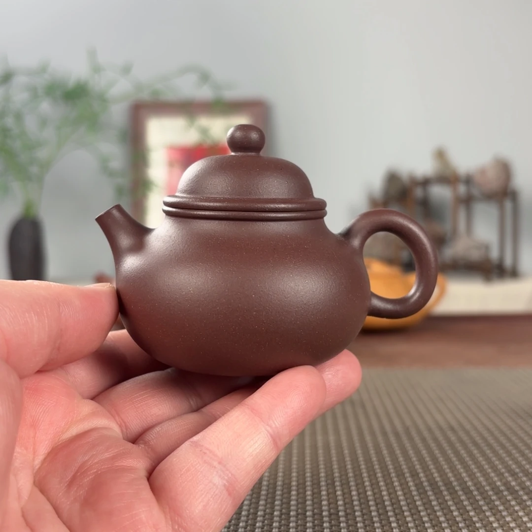 麦***麻茶壶紫砂微瑕黄龙山原矿紫砂壶